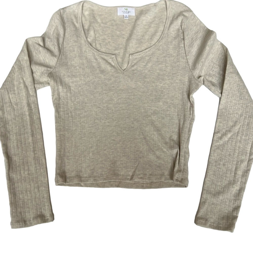 NWT Live in the Moment Women's Long Sleeve Thermal Knit